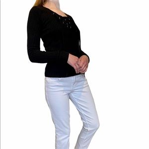 Lace-Up Neckline Hollister Sweater